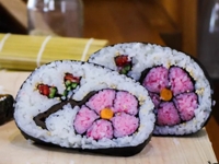 How To Make Sushi Sushi Flower Cane